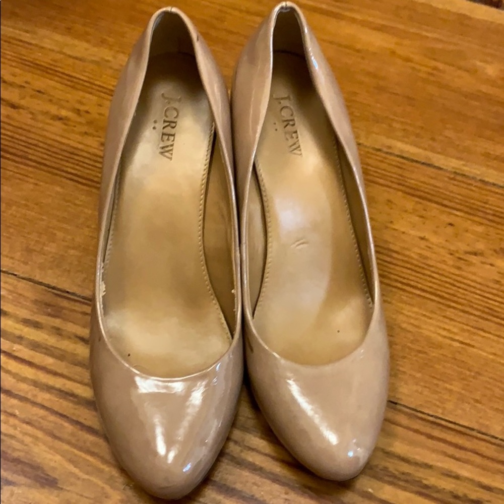J crew nude pumps